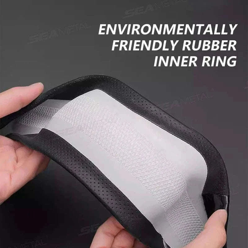 Heavy-Duty Car Steering Wheel Cover for 37-39cm Wheels-1pc