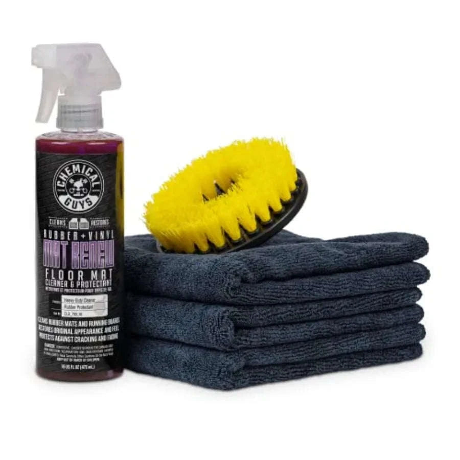 Heavy Duty Door Mat Cleaning Kit with Renew Rubber + Vinyl Cleaner-United States