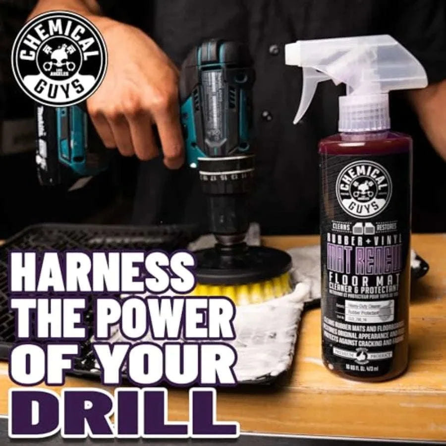 Heavy Duty Door Mat Cleaning Kit with Renew Rubber + Vinyl Cleaner-United States