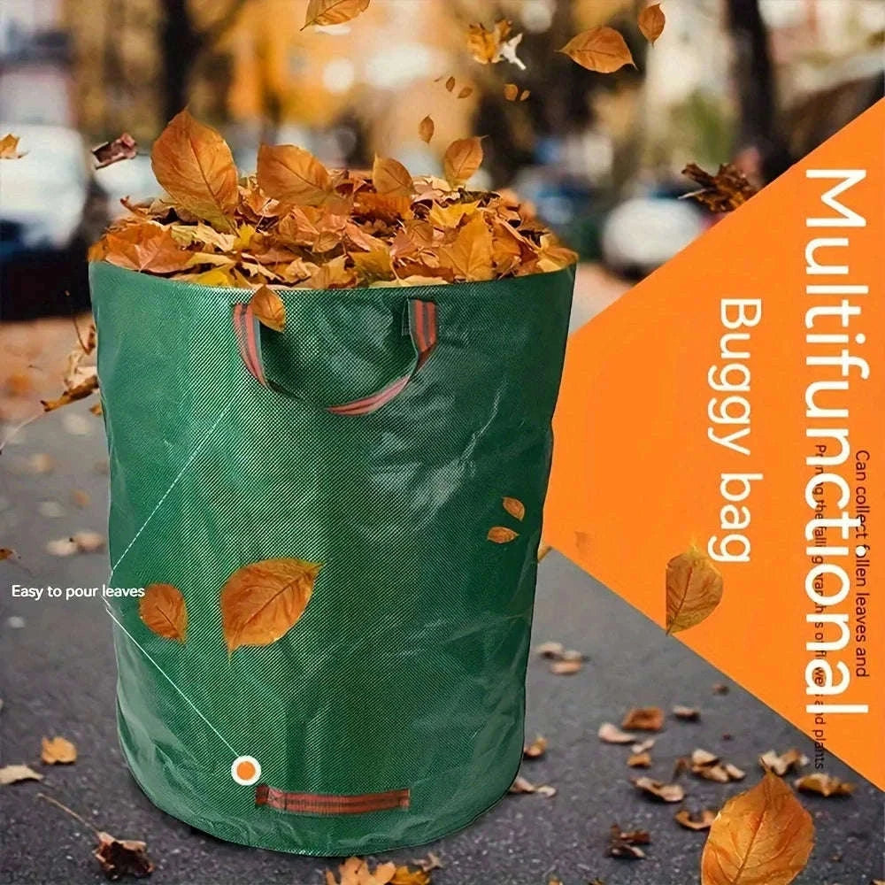 Heavy-Duty Garden Waste Bags for Leaves, Branches, and Debris-500L
