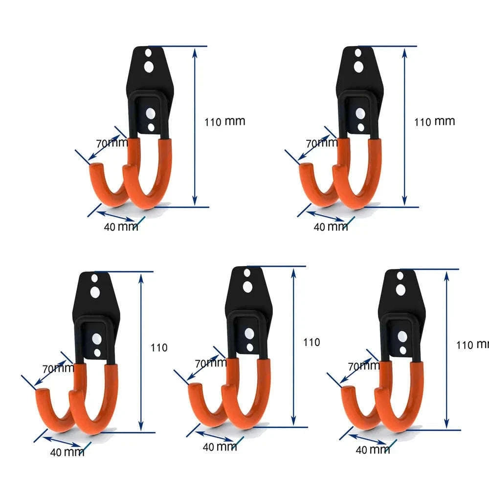 Heavy Duty Metal Hook Garage Organizer for Strong Wall Storage-hook 01 5PC