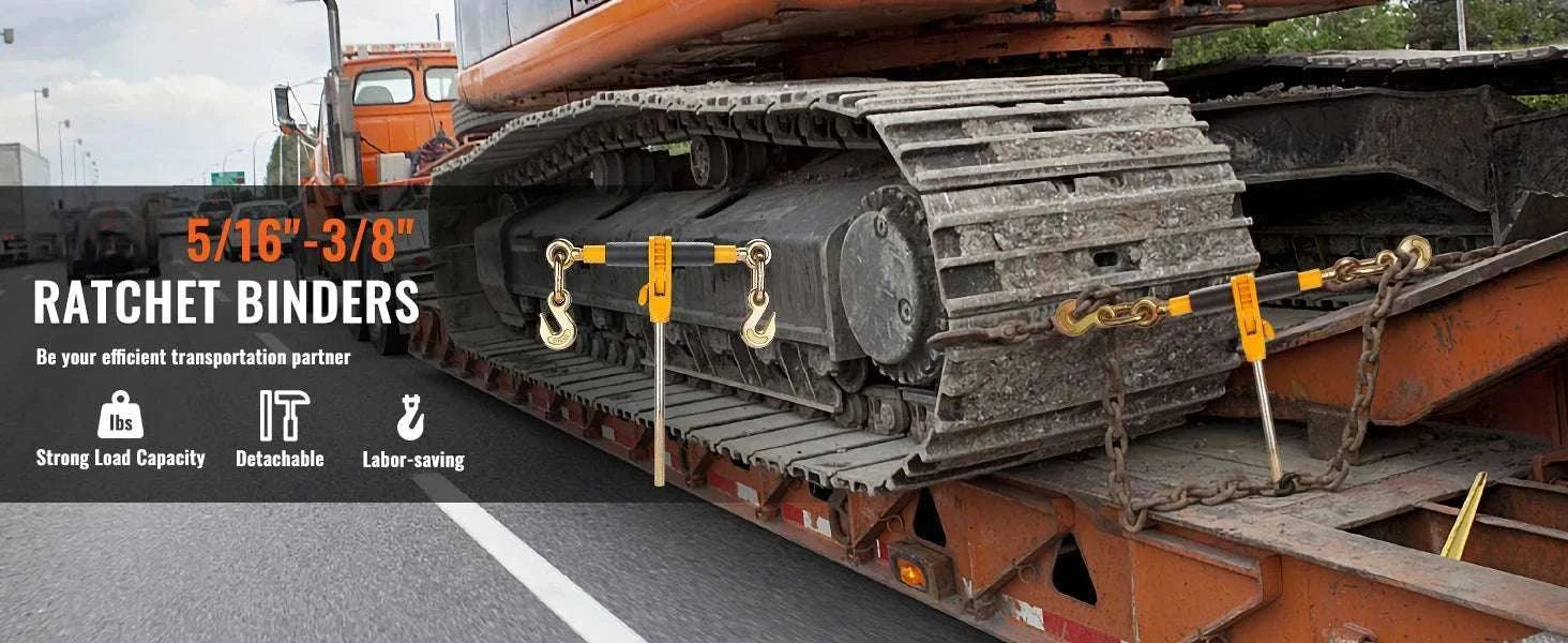 Heavy Duty Ratchet Chain Binder with Detachable Handle-12000lbs / United States