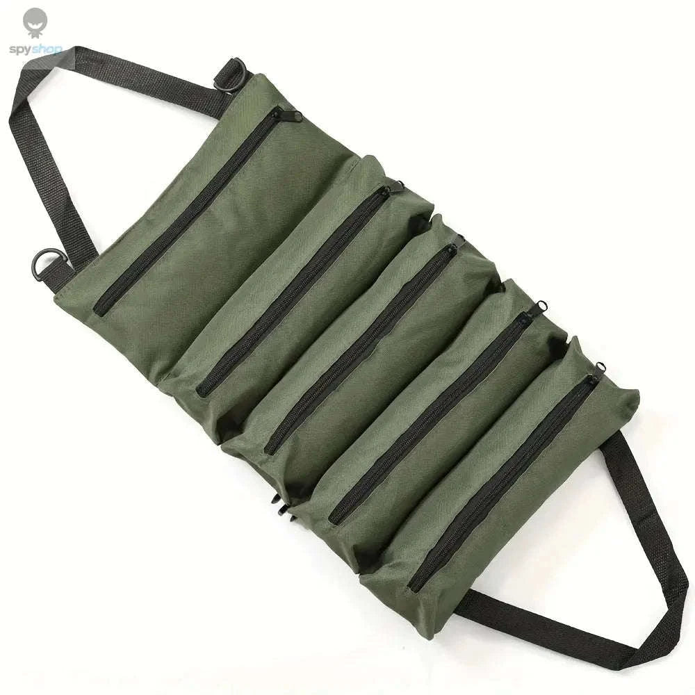 Heavy-Duty Roll-Up Tool Bag-green