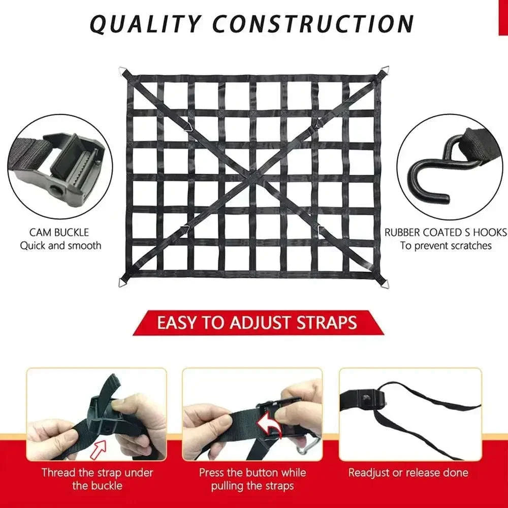 Heavy Duty Roof Rack Cargo Net-S / China Mainland