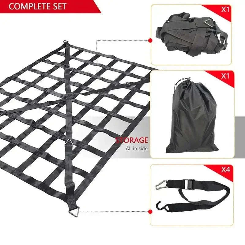 Heavy Duty Roof Rack Cargo Net-S / China Mainland