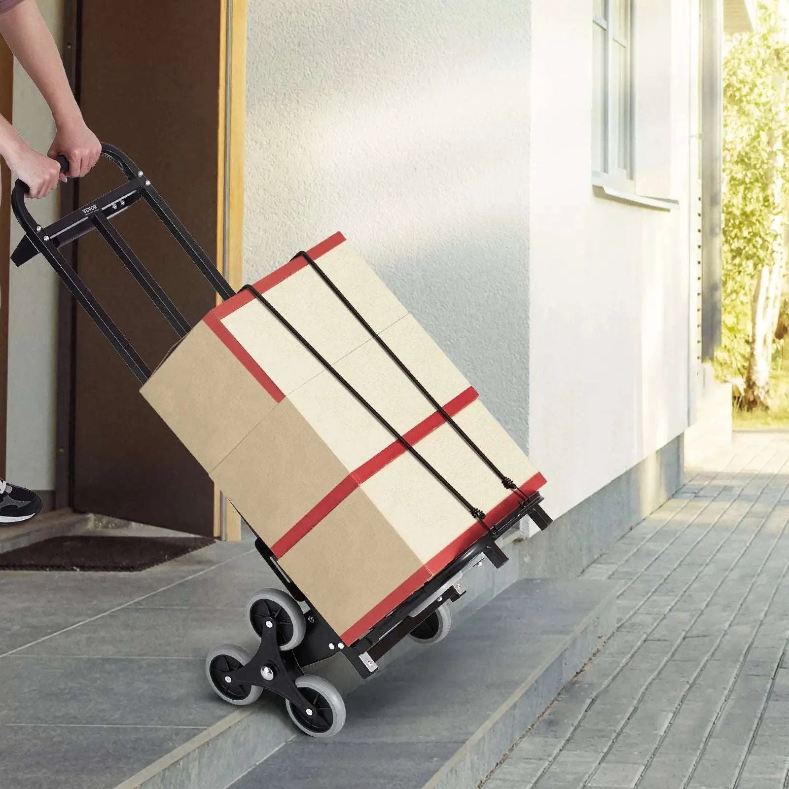 Heavy Duty Stair Climbing Cart with 6 Wheels – 460 lb Dolly-United States