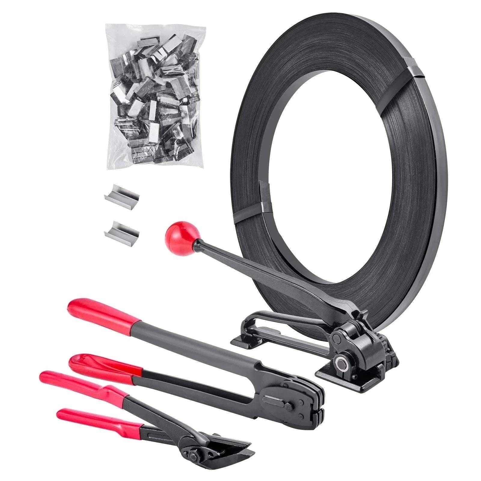 Heavy-Duty Steel Banding Strapping Kit with 600ft Strap & Seals-600ft Straps / United States