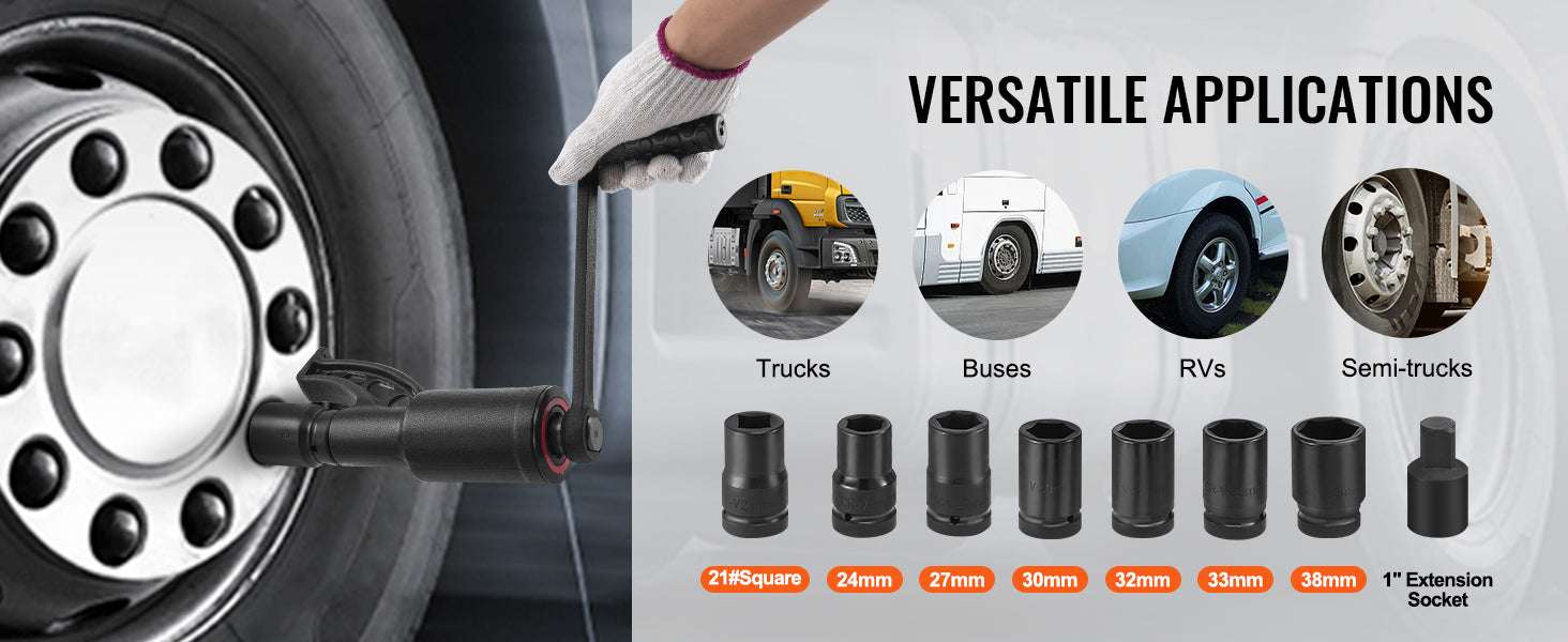 Heavy Duty Torque Multiplier Wrench Set with Sockets & Case-1 to 64 4PCs / france