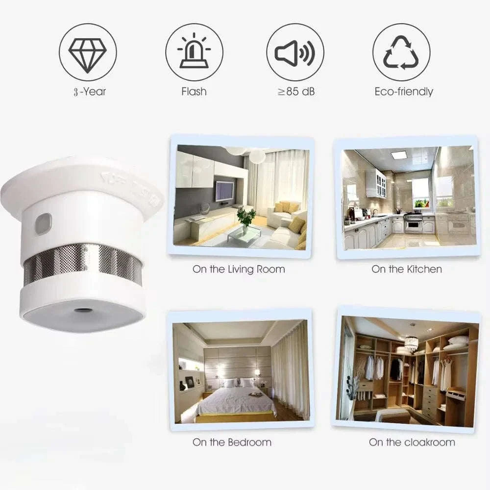HEIMAN Zigbee Smoke Detector for Smart Home Safety-1pcs