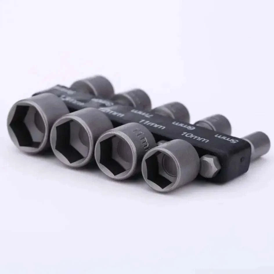 Hex Socket Nut Driver Set 5–13mm Multi-Size Wrench Bit Kit-United States / 9pcs