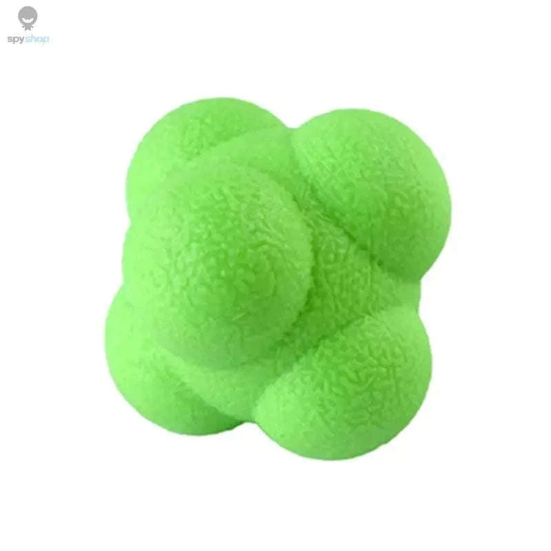 Hexagon Reaction Ball for Agility, Reflexes and Coordination-Green
