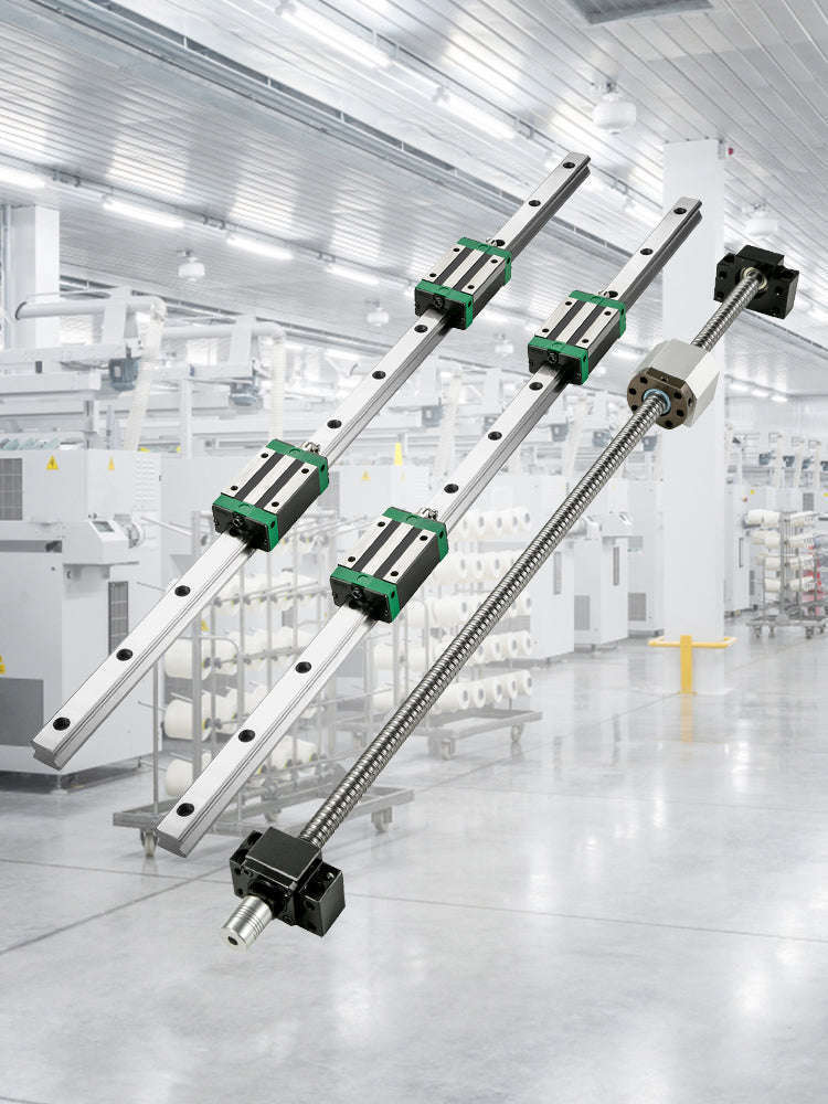 HGR20 Linear Guide Rail Kit with Ballscrew for CNC Machines-2PCS HGR20-700mm / spain