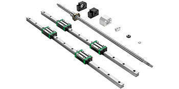 HGR20 Linear Guide Rail Kit with Ballscrew for CNC Machines-2PCS HGR20-700mm / spain