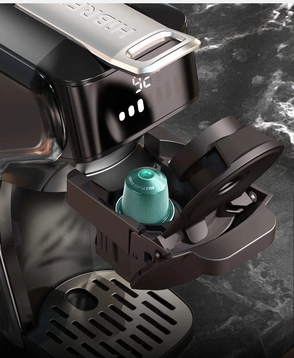 HiBREW 6‑in‑1 Capsule Coffee Machine for Hot & Cold Espresso-H1B M3A WH Tray / Saudi Arabia / UK