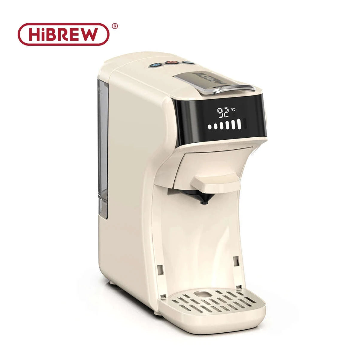HiBREW 6‑in‑1 Capsule Coffee Machine for Hot & Cold Espresso-H1B M3A WH Tray / Saudi Arabia / UK