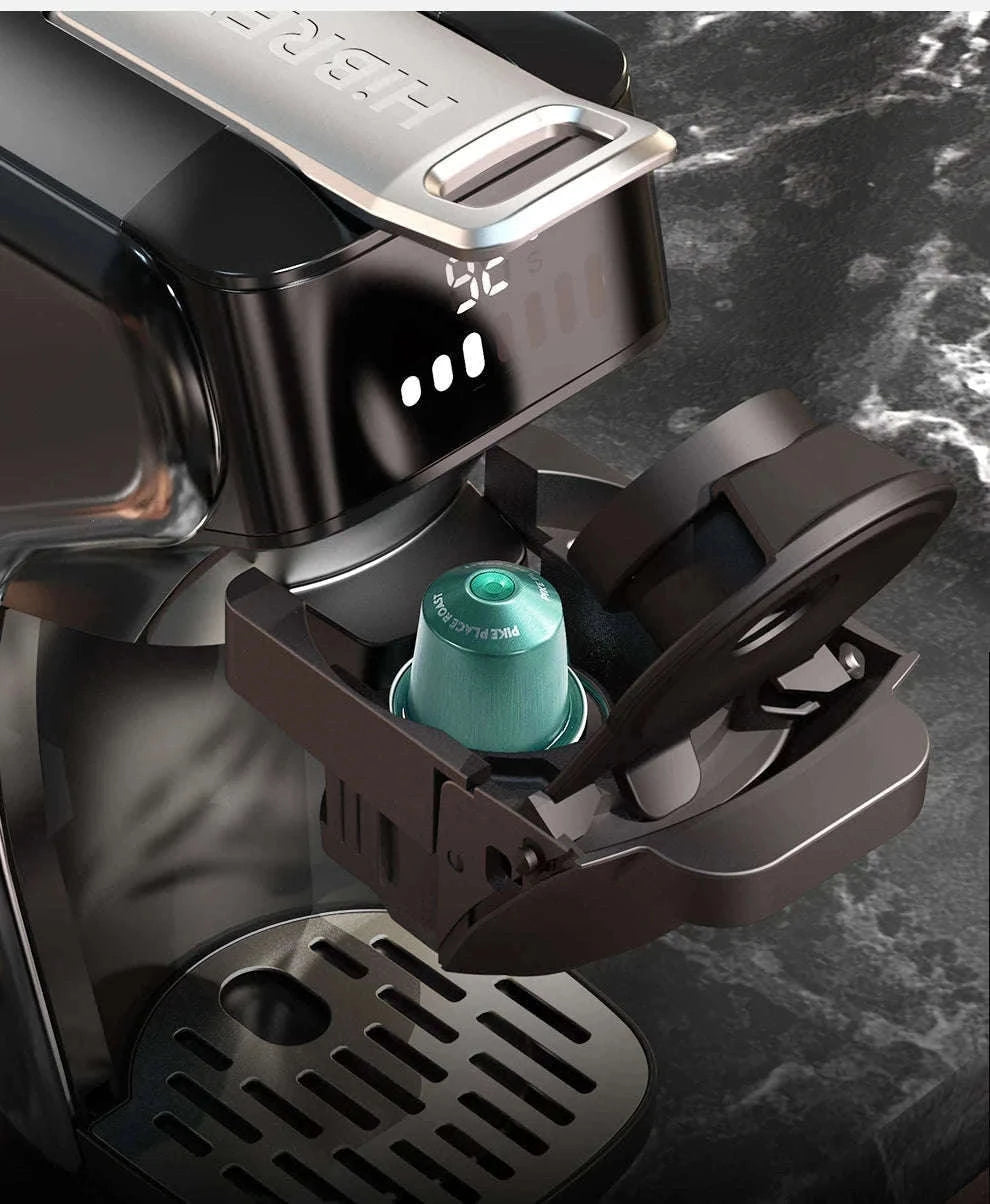 HiBREW 6-in-1 Capsule Coffee Machine for Hot & Cold Espresso-H1B M3A WH Tray / Saudi Arabia / UK