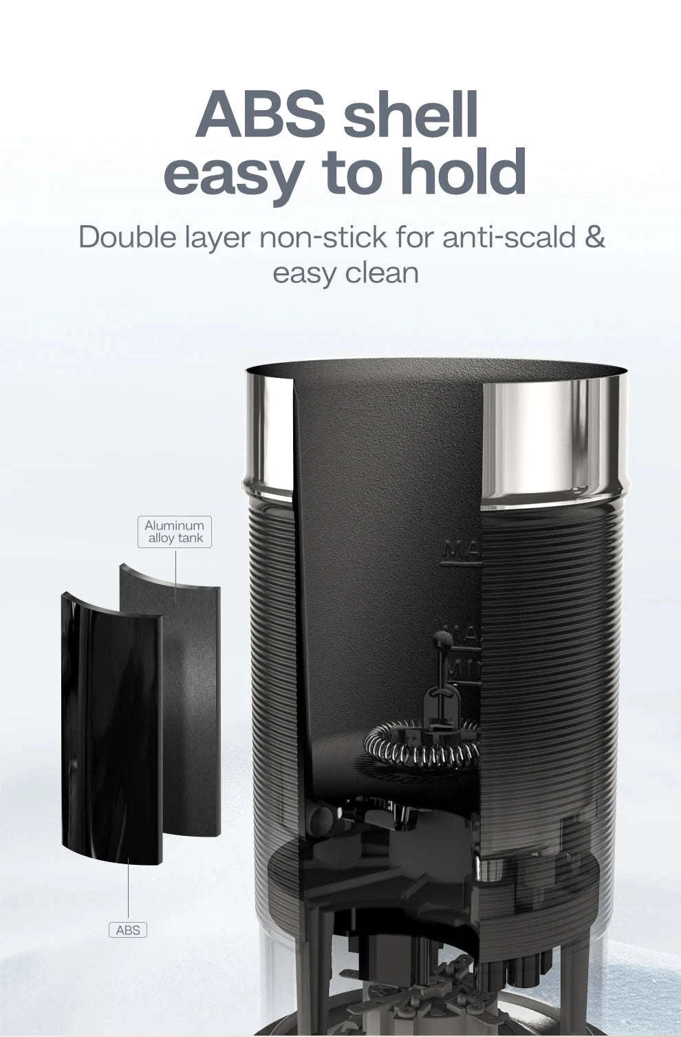 HiBREW Automatic Milk Frother and Warmer M1A-M1A WH / EU