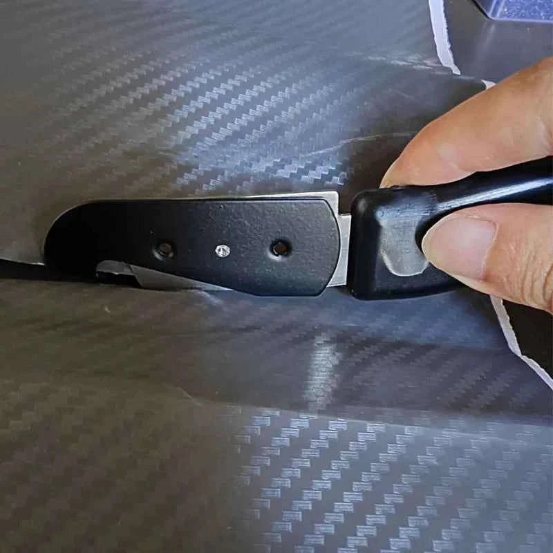 Hidden Blade Safety Utility Knife for Vinyl and Film Cutting-cutter and 2 blades