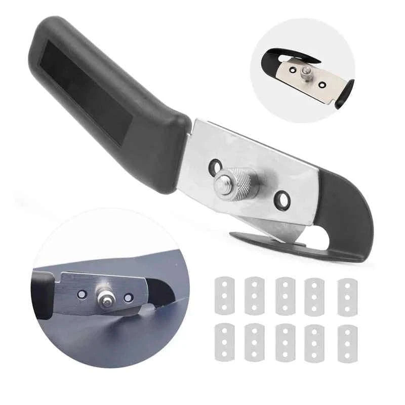 Hidden Blade Safety Utility Knife for Vinyl and Film Cutting-cutter and 2 blades