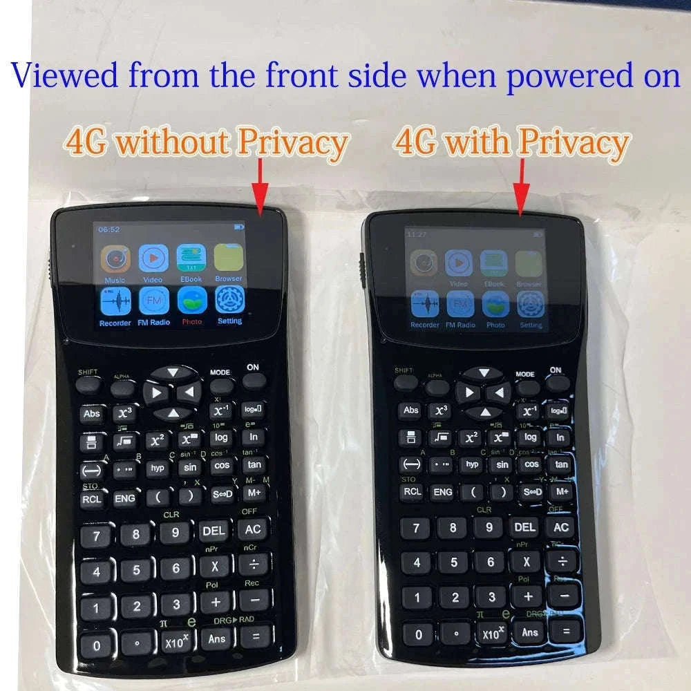 Hidden Calculator Media Player with 4GB Memory and E‑Book Reader-H888-Black / H888-4G