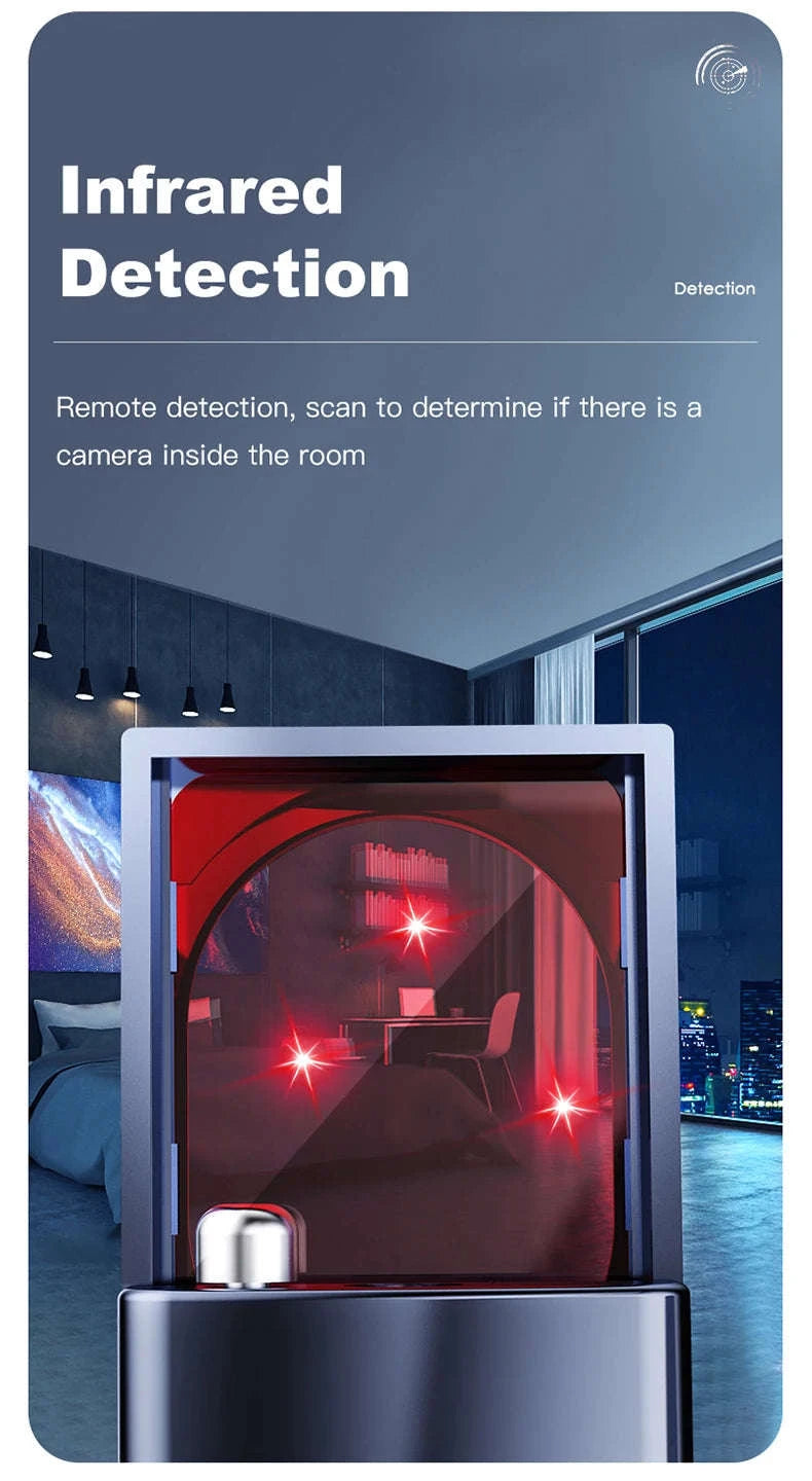 Hidden Camera Detector Anti-Spy RF Wireless Signal Scanner-X13