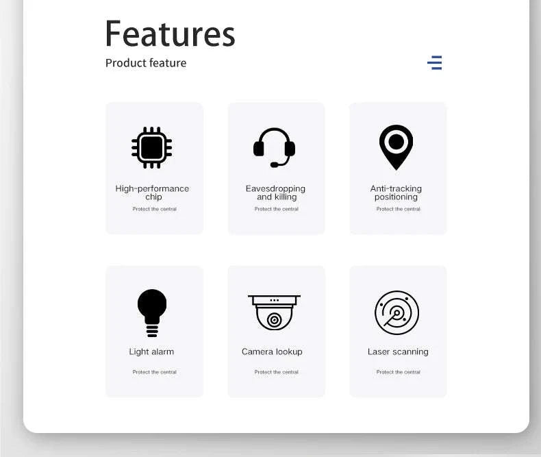 Hidden Camera Detector for Professional Privacy Protection-k18s camera detector
