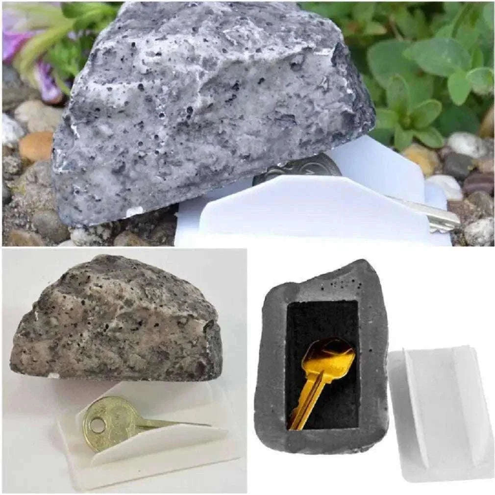 Hidden Rock Key Box for Outdoor Spare Key Storage-5Pcs