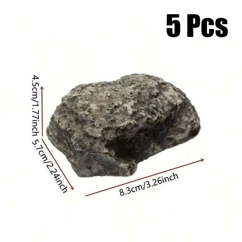 Hidden Rock Key Box for Outdoor Spare Key Storage-5Pcs