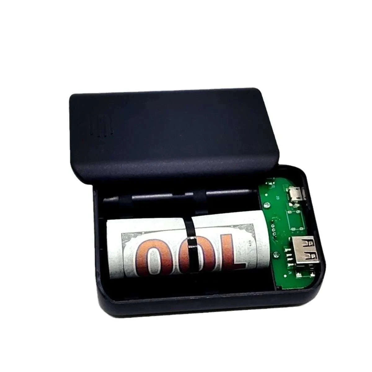 Hidden Storage Box Disguised as Power Bank or Medicine Case-A