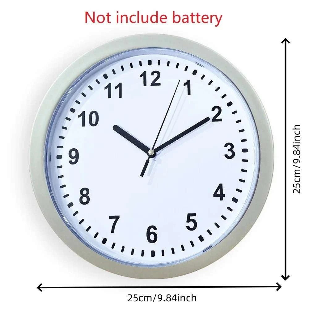 Hidden Wall Clock Safe with Secret Compartment for Valuables-Yellow 1PC