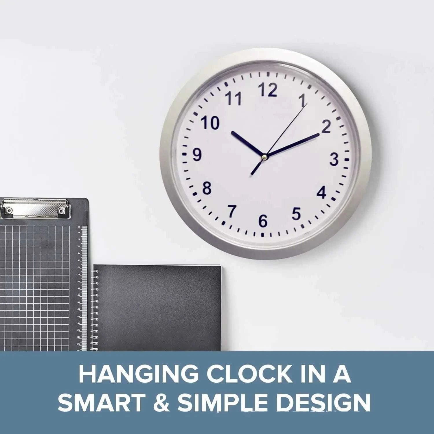 Hidden Wall Clock Safe with Secret Storage for Cash & Valuables-