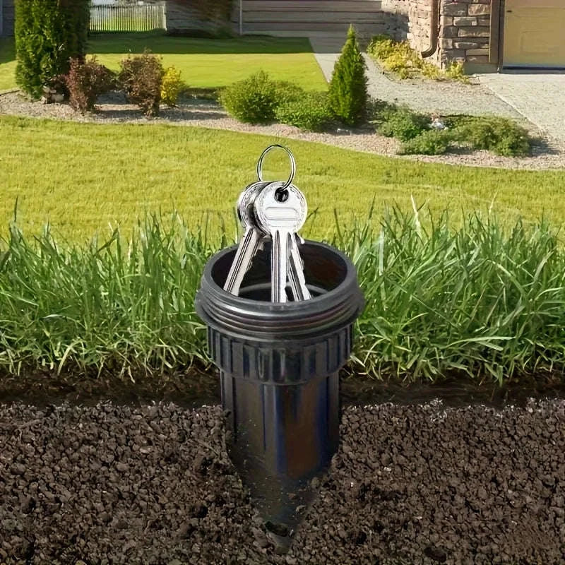 Hidden Watering Can Key Safe for Garden Outdoor Security Storage-black