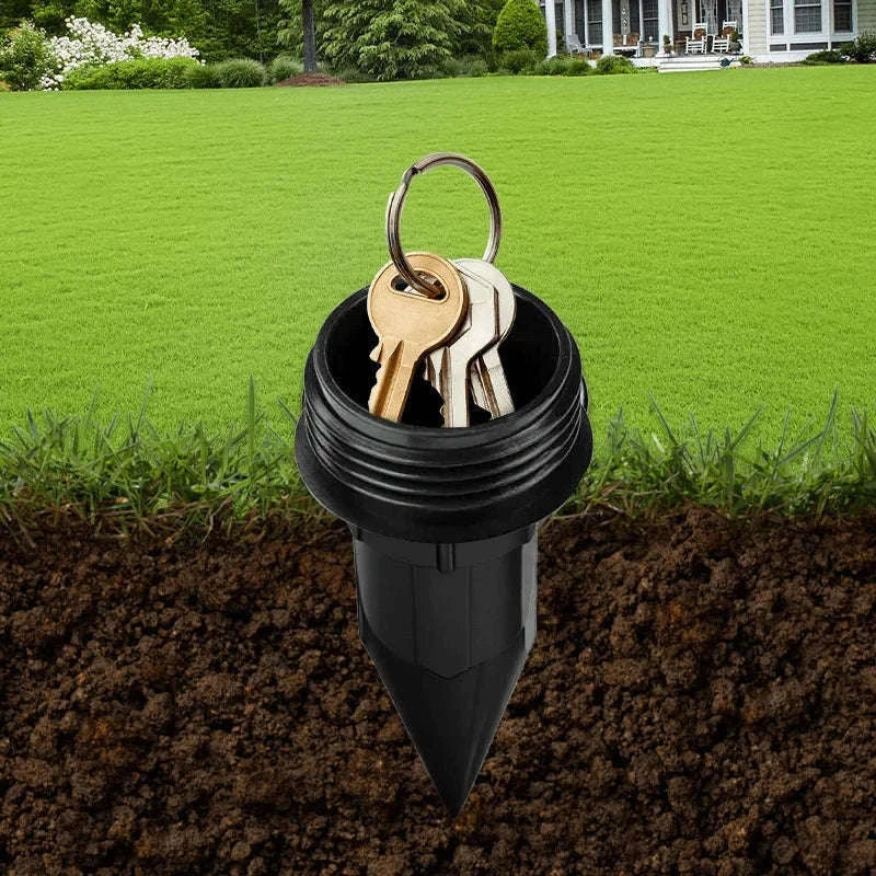Hidden Watering Can Key Safe for Garden Outdoor Security Storage-black