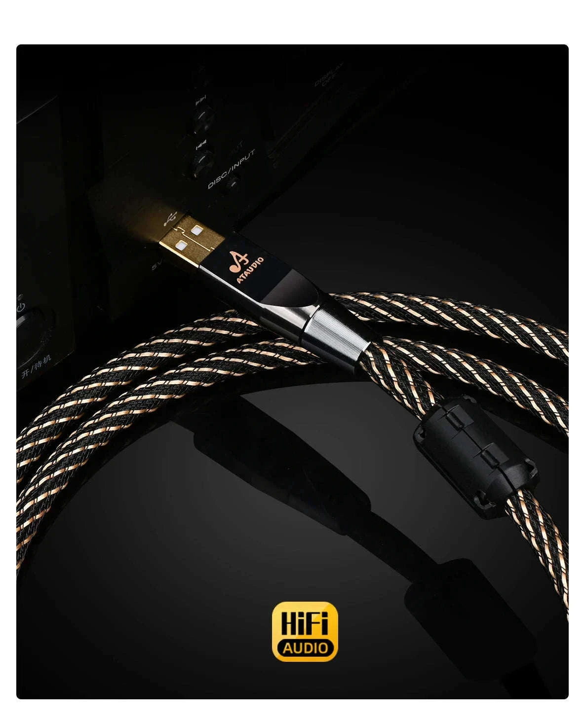 HiFi USB OTG Audio Cable Type C/A to Type B for DAC and Sound Card-1.5m / Upgraded A-C