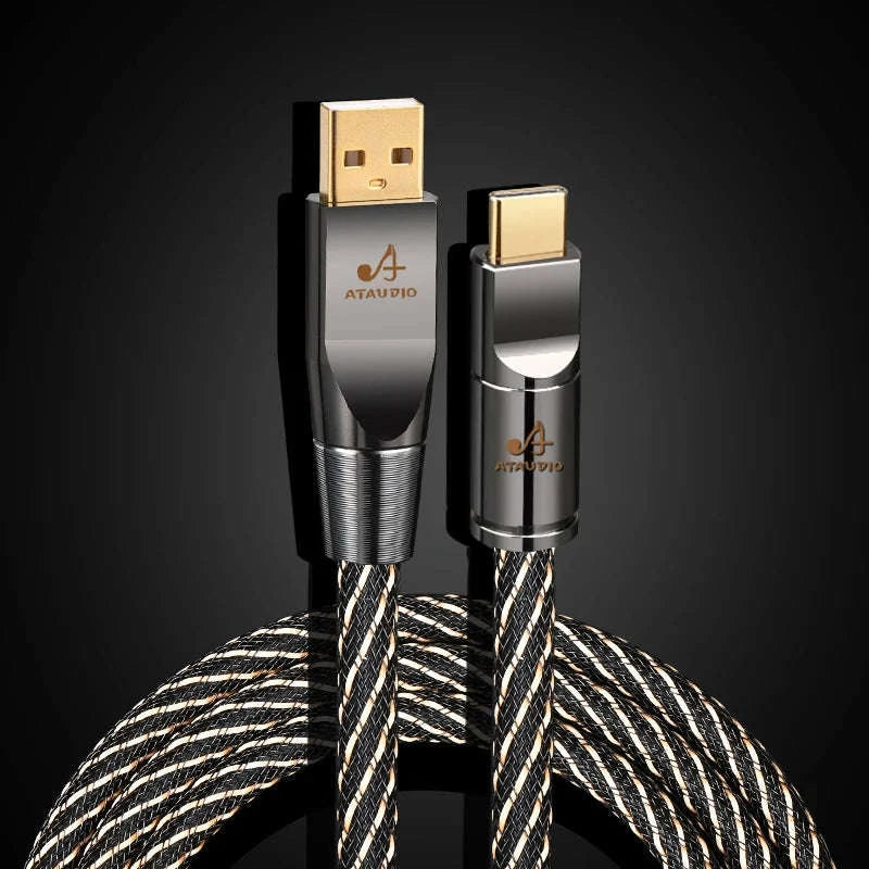 HiFi USB OTG Audio Cable Type C/A to Type B for DAC and Sound Card-1.5m / Upgraded A-C