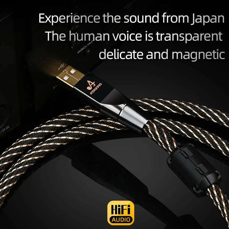 HiFi USB OTG Audio Cable Type C/A to Type B for DAC and Sound Card-1.5m / Upgraded A-C