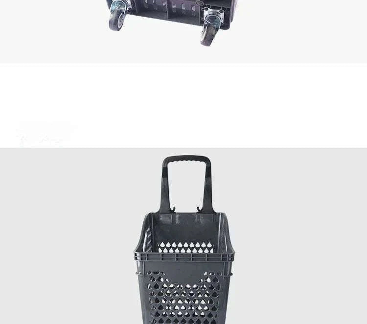 High Back Shopping Trolley Basket-10 high-backed baske