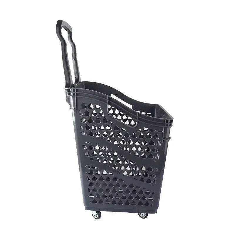 High Back Shopping Trolley Basket-10 high-backed baske