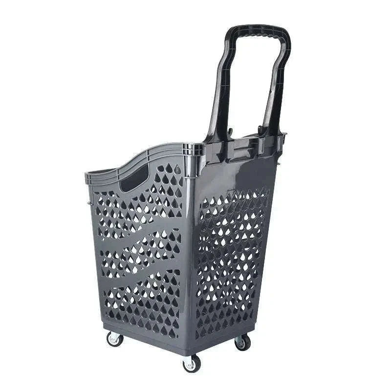 High Back Shopping Trolley Basket-10 high-backed baske
