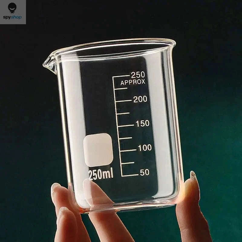 High Borosilicate Glass Measuring Cup for Cooking and Lab Use-50ml
