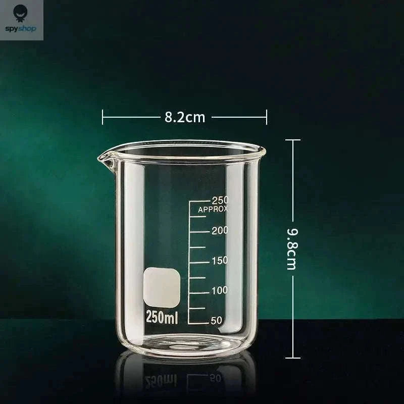 High Borosilicate Glass Measuring Cup for Cooking and Lab Use-50ml