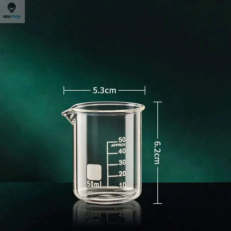 High Borosilicate Glass Measuring Cup – Precision, Heat Resistance, Versatile Use-50ml