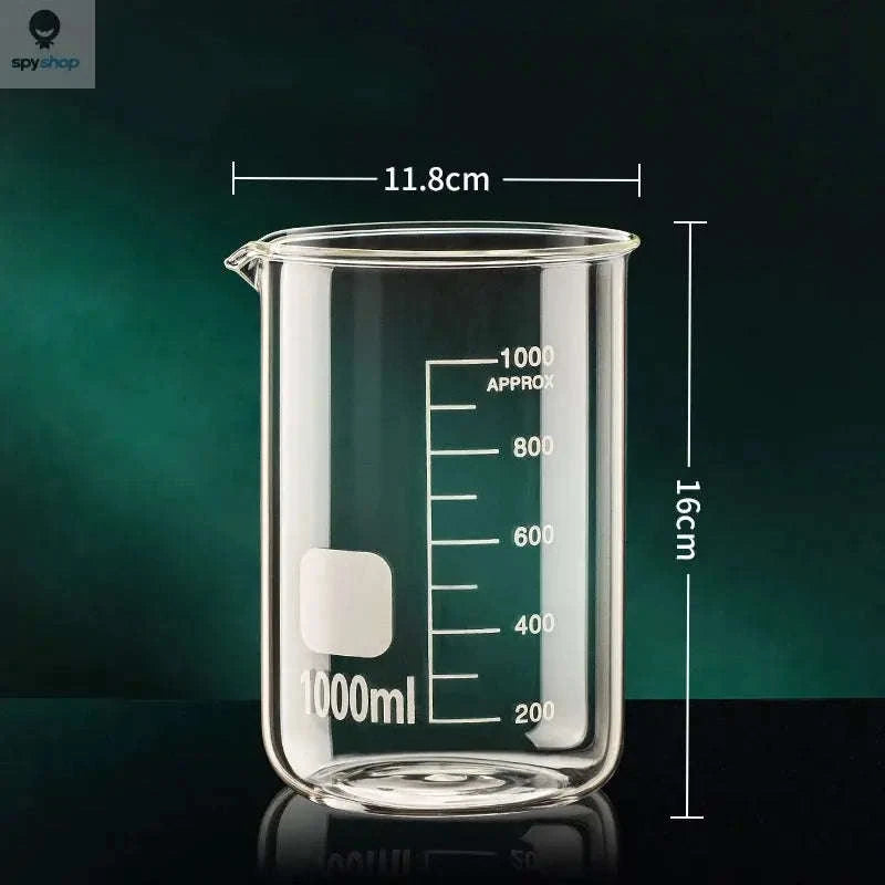 High Borosilicate Glass Measuring Cup – Precision, Heat Resistance, Versatile Use-50ml