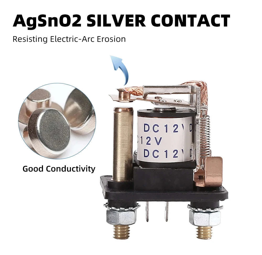 High Current Automotive Start Relay 100A–200A-24V / 200A