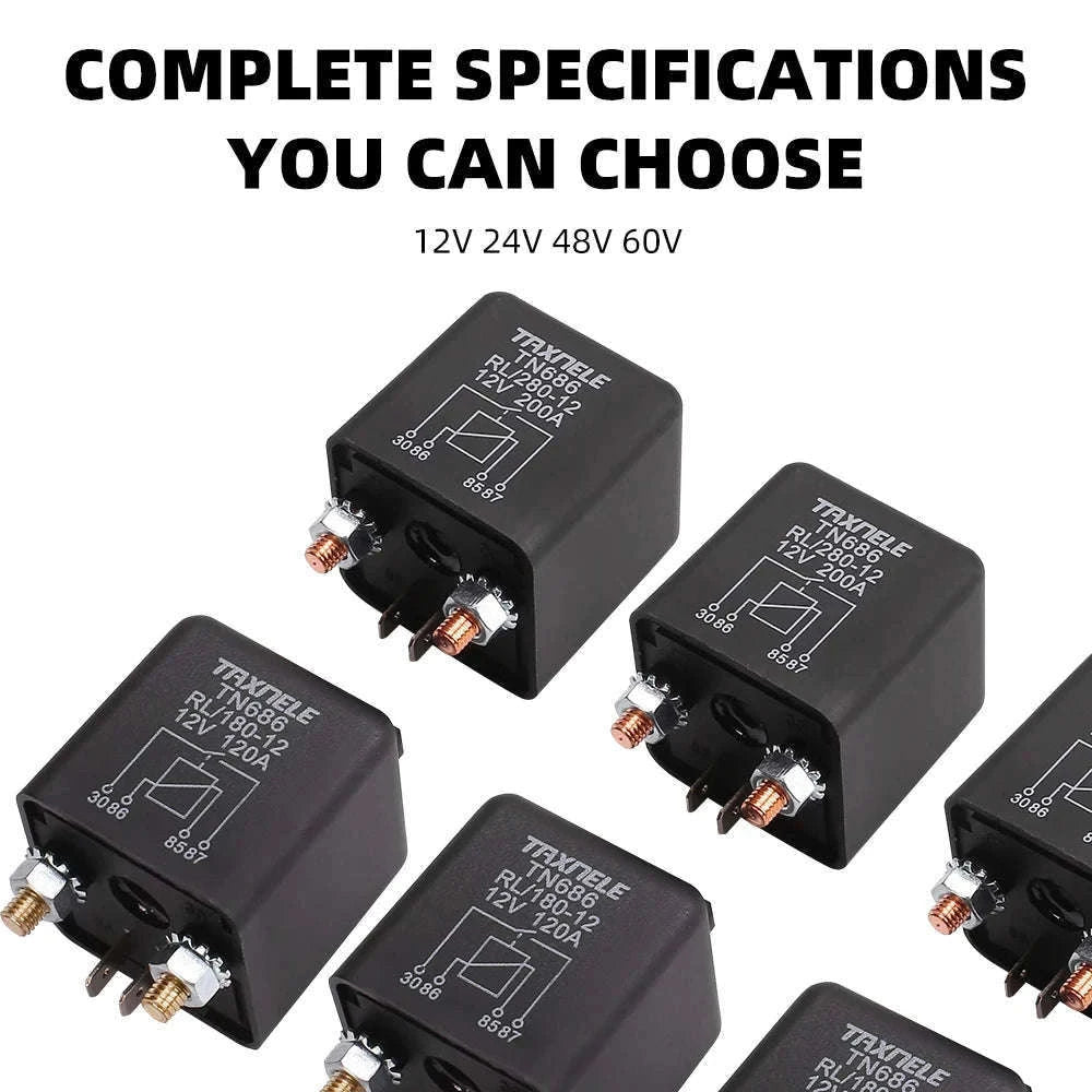 High Current Automotive Start Relay 100A–200A for Reliable Starting-24V / 200A