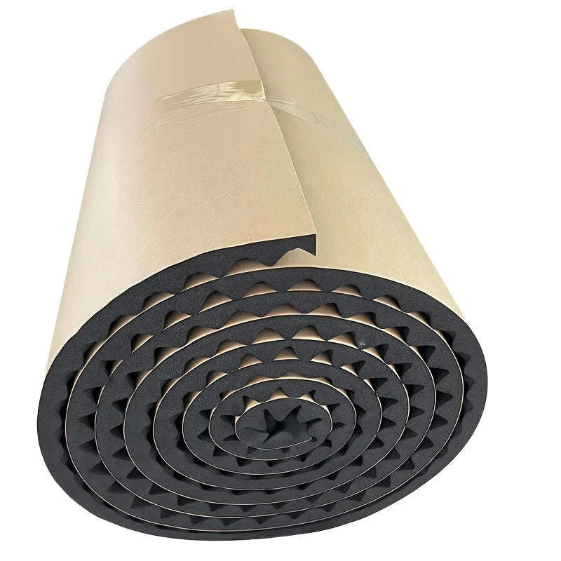 High-Density Self-Adhesive Soundproofing Insulation Cotton Panels-4PCS-200x50x2cm