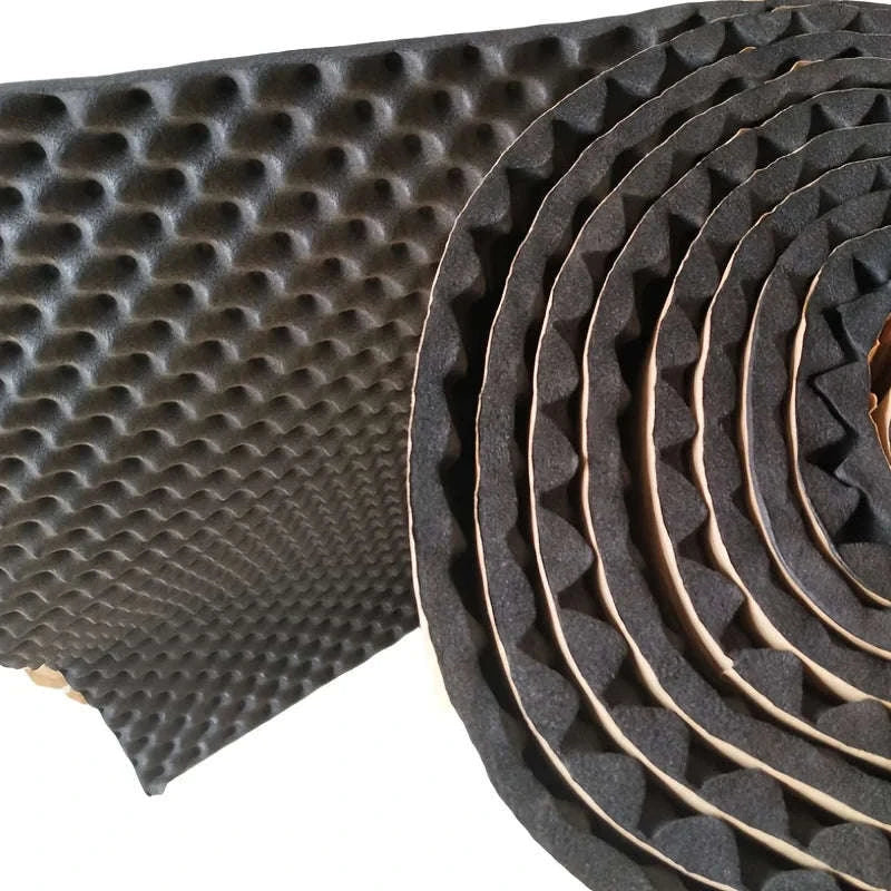 High-Density Self-Adhesive Soundproofing Insulation Cotton Panels-4PCS-200x50x2cm