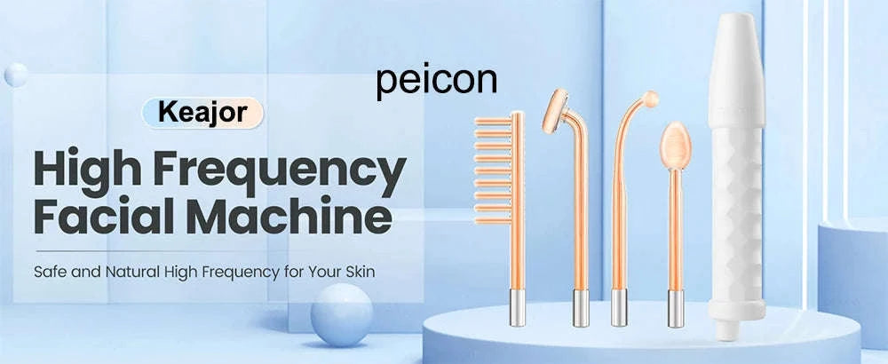 High Frequency Electrotherapy Facial Wand for Skin Rejuvenation-EU Plug