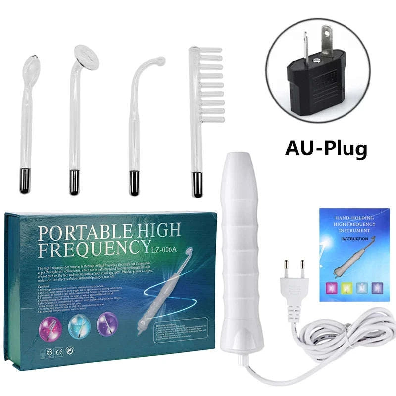 High Frequency Electrotherapy Facial Wand for Skin Rejuvenation-EU Plug