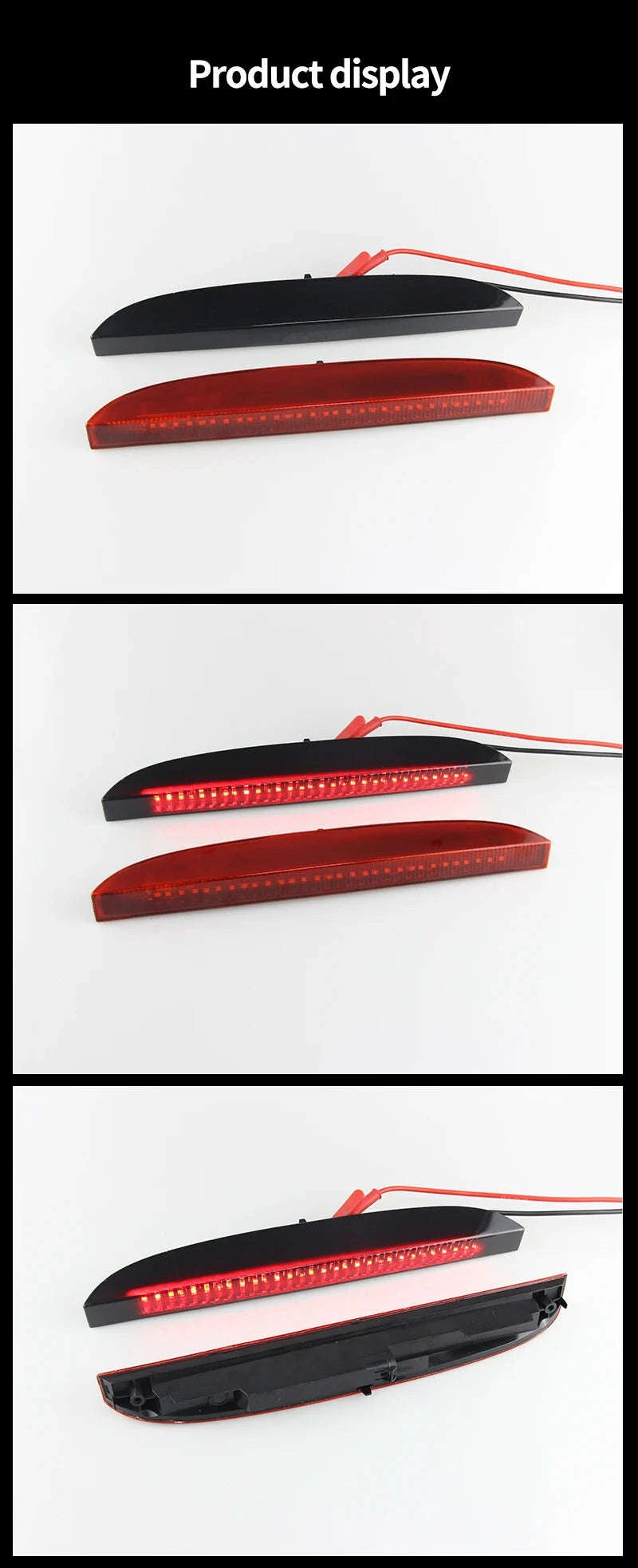 High Level Third Brake Light OEM 7700410753-1PC Black Lens